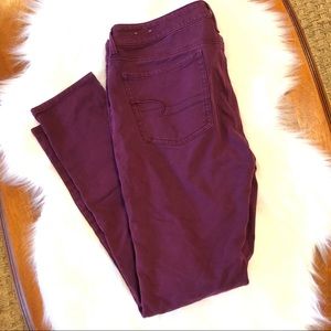 AE Purple Jeggings